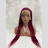 99J   13x4  Transparent Frontal Lace Wig Straight
