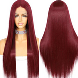 99J   13x4  Transparent Frontal Lace Wig Straight